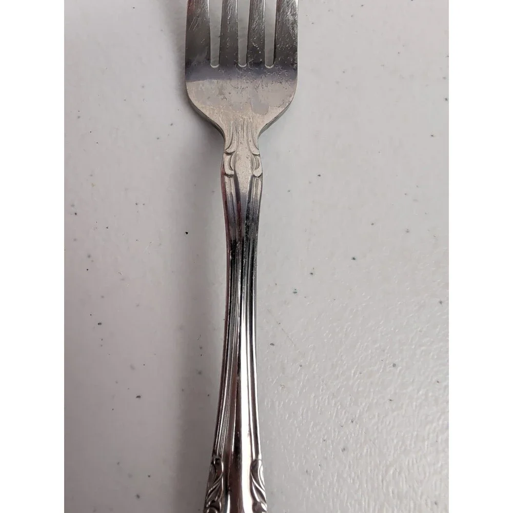 Northland Japan Rose Pattern Vintage Stainless Flatware Dinner Fork